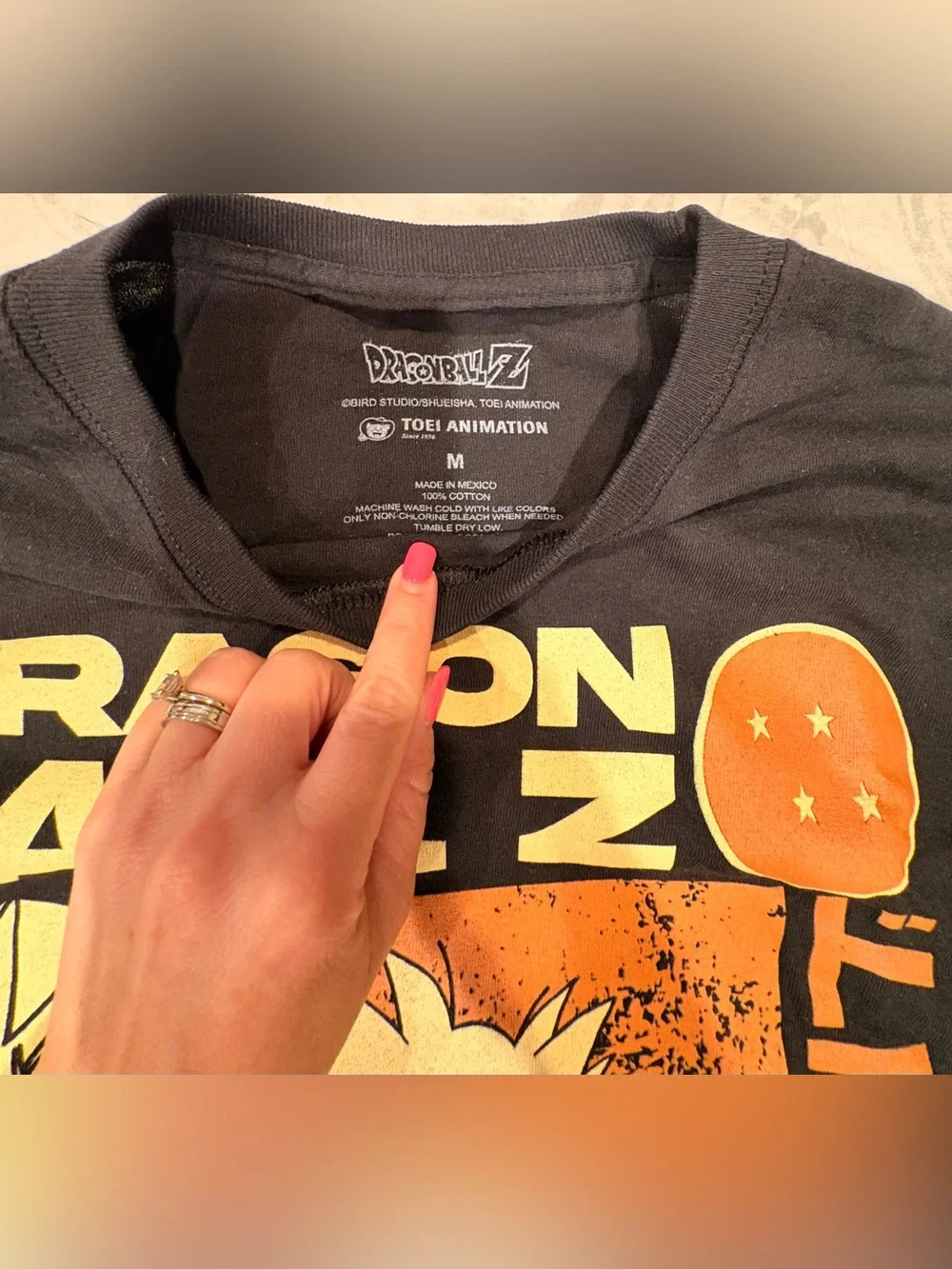 Dragon Ball Z Black Graphic Tee - Goku, Gohan, Krillin & Piccolo